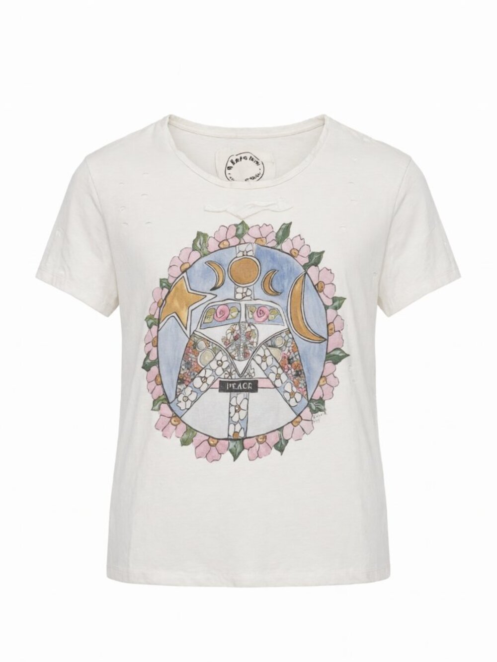 A Rare Bird Graphic Tee, Women's Estimated M, White
